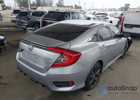 2019 Honda Civic Sport z USA, uszkodzony, nr VIN 19XFC2E83KE015405